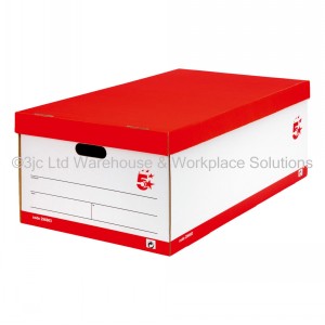5 Star Office Archive & Storage Boxes Jumbo 5 Pack